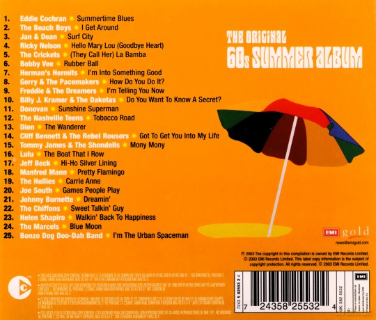 The Original 60's Summer Album [CD]