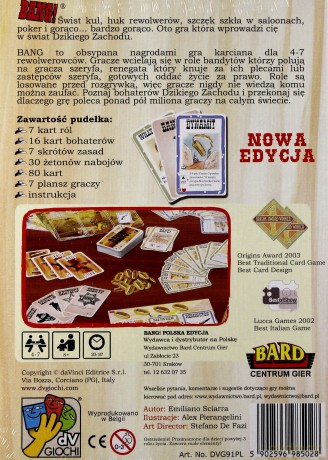 BARD Gra Bang! IV edycja polska 5028 [KARTY]