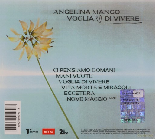 Angelina Mango: Voglia Di Vivere [CD]