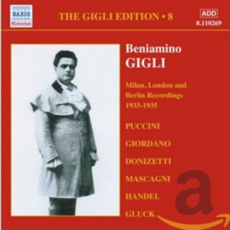 Beniamino Gigli: Vol. 8-Gigli Edition [CD]