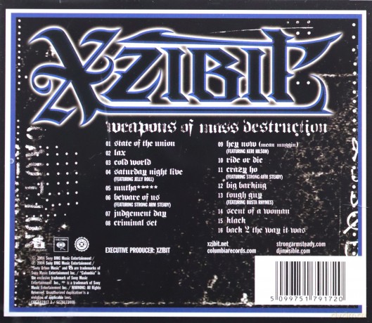 Xzibit: Weapons of Mass Destruction [CD]