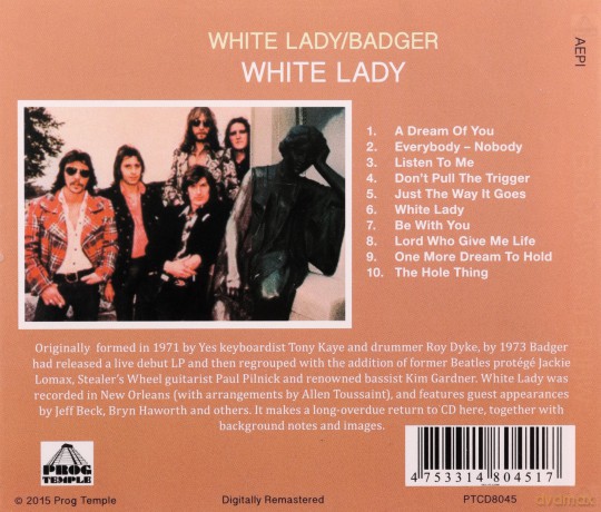 Badger: White Lady [CD]