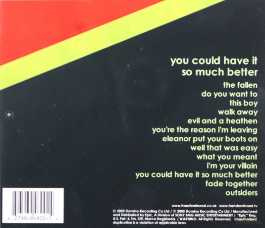 Franz Ferdinand: You Could Have It So Much Better [CD]