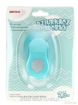 Dziurkacz ozdobny - Balon 2,5 cm MIX