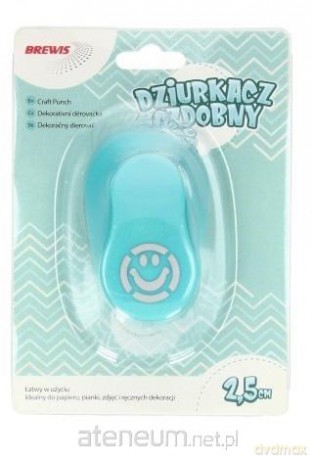 Dziurkacz ozdobny - Buźka 2,5 cm MIX