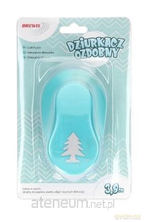 Dziurkacz ozdobny - Choinka 3,8 cm MIX