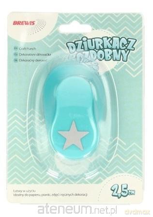 Dziurkacz ozdobny - Gwiazda 2,5 cm MIX