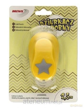 Dziurkacz ozdobny - Gwiazda 2,5 cm MIX