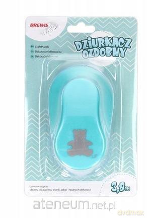 Dziurkacz ozdobny - Miś 3,8 cm MIX