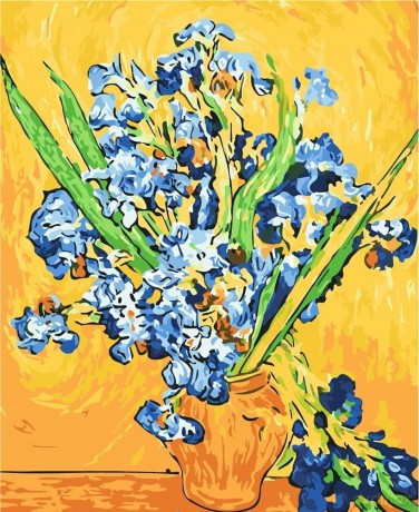 Malowanie po numerach - Irises Van Gogh 40x50cm