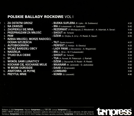 Polskie ballady rockowe 1+2+3 Pakiet [3CD]