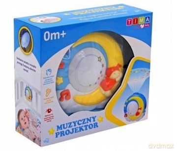 Projektor muzyczny lampka-księżyc