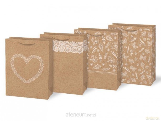 Torebka na prezent L kraft 260x340x140