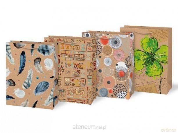Torebka na prezent L kraft 260x340x140