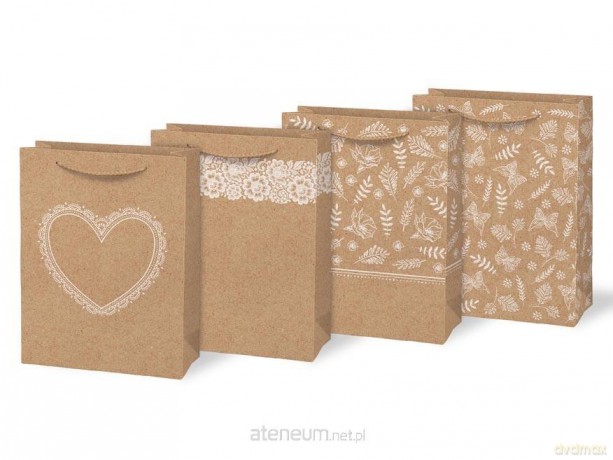 Torebka na prezent M kraft 190x250x90