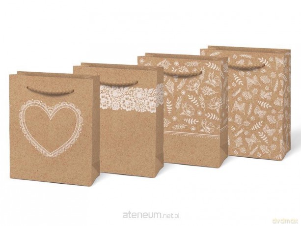 Torebka na prezent S kraft 110x135x65
