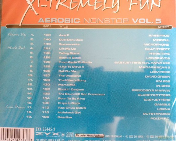 X-Tremely Fun - Aerobic Nonstop Vol.5 [CD]