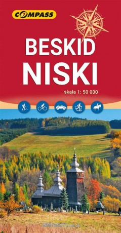 Mapa turystyczna Beskid Niski 1:50 000
