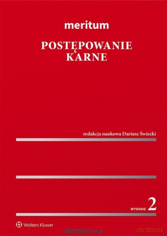 Meritum Postępowanie karne w.2 - Dariusz Świecki [KSIĄŻKA]