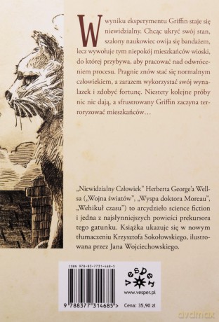 Niewidzialny człowiek - Herbert George Wells [KSIĄŻKA]