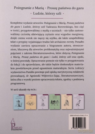 Pożegnanie z Marią, Proszę państwa do gazu, Ludzie - Tadeusz Borowski [KSIĄŻKA]