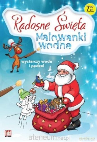 Radosne święta Malowanki wodne [KSIĄŻKA]