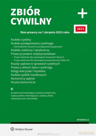 Zbiór cywilny PLUS 2023 w.23 [KSIĄŻKA]