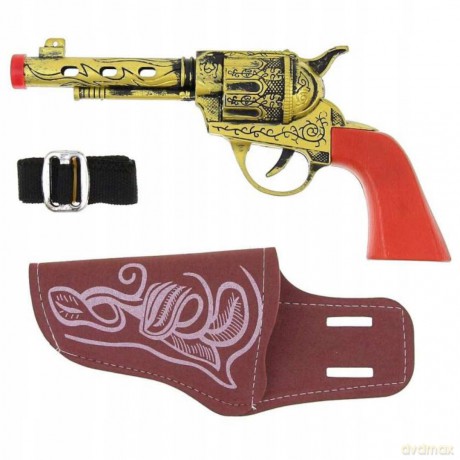 Zestaw kowboja (pistolet z kaburą, pasek)