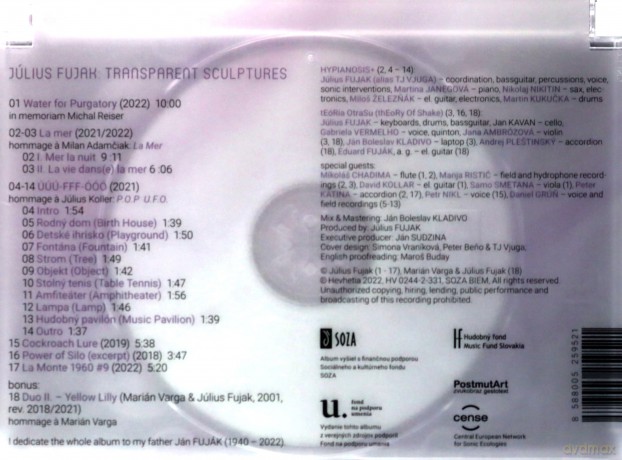 Julo Fujak: Transparent Sculptures [CD]