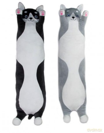Maskotka Pies Husky 70 cm wałek 164513 SunDay 2kol, mix