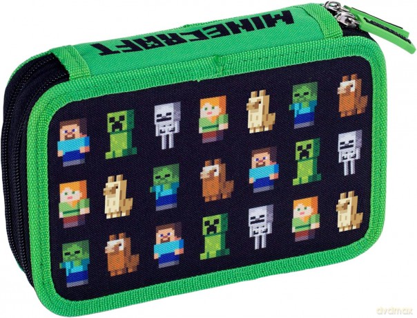 Piórnik podwójny bez wyposażenia Minecraft