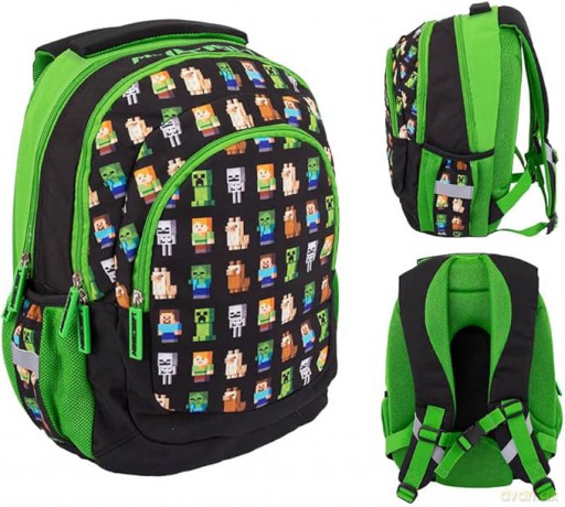 Plecak szkolny AB330 Minecraft multi characters