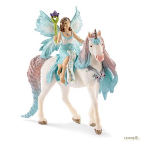 Schleich 70569 Wróżka Eyela z jednorożcem księżniczką [FIGURKA]