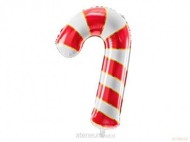 Balon foliowy Cukrowa laska 50x82cm czerwony