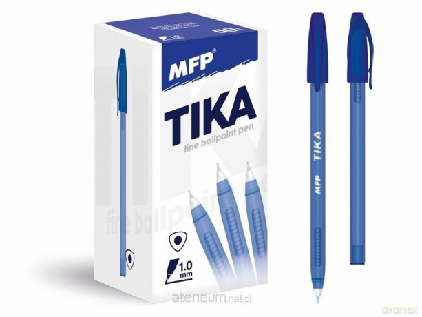 Długopis Tika 107 niebieski (50 szt)