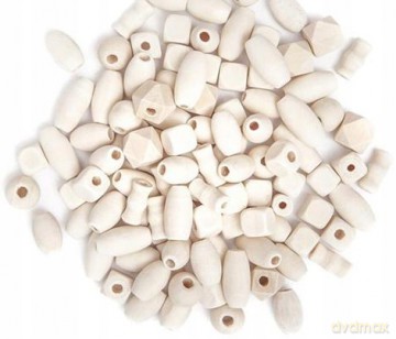 Koraliki drewniane 50g