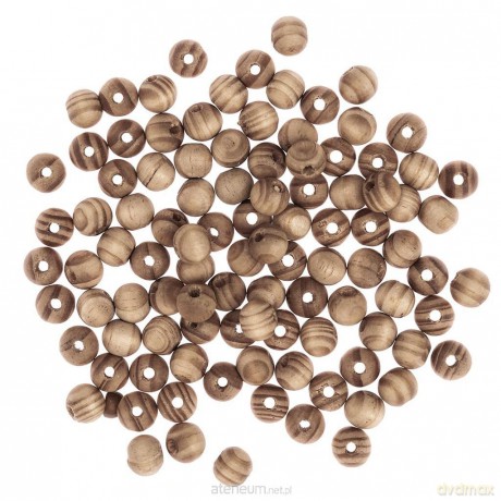 Koraliki drewniane kulki sosnowe 10mm 100 szt