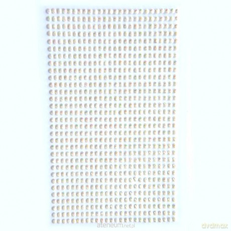 Kryształki samoprzylepne cream 3mm 806 szt