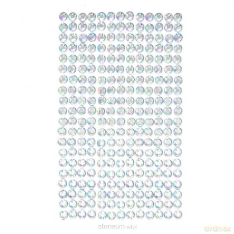 Kryształki samoprzylepne opalescent 6mm 260 szt