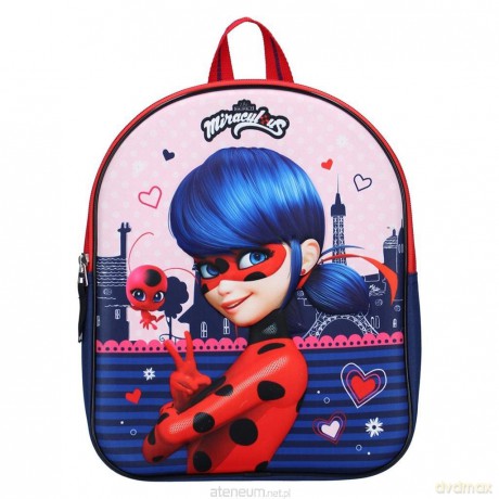 Mały Plecak 3D Biedronka Miraculous Super Sekret