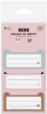 Naklejki na zeszyt BB Friend Girl 9 szt