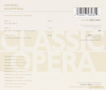Gardiner: Handel:Agrippina [3CD]