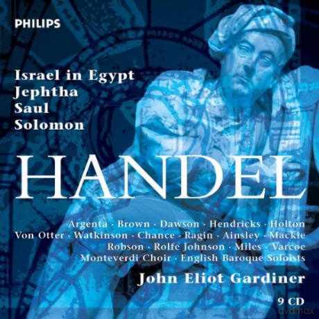 Gardiner: Handel: Oratorio: Israel, Jephta, Salu, Salom [9CD]