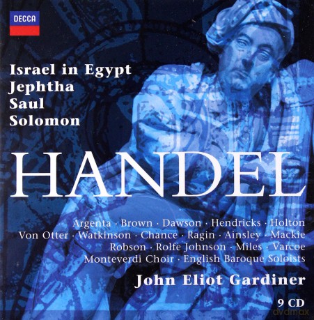 Gardiner: Handel: Oratorio: Israel, Jephta, Salu, Salom [9CD]