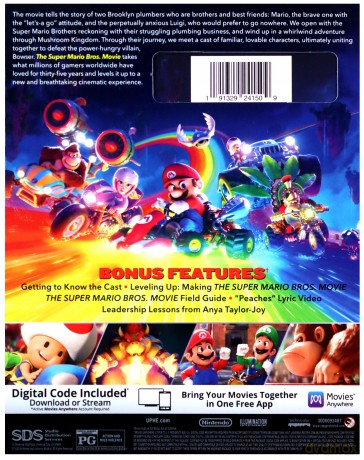 The Super Mario Bros. Movie (Super Mario Bros: Film) [Blu-Ray]+[DVD]