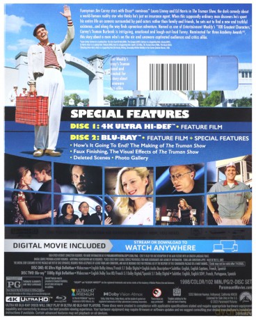 The Truman Show [Blu-Ray 4K]+[Blu-Ray]