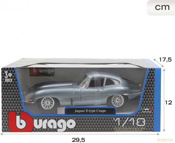 BBURAGO Jaguar E Coupe 1961 18-12044 [MODELARSTWO]