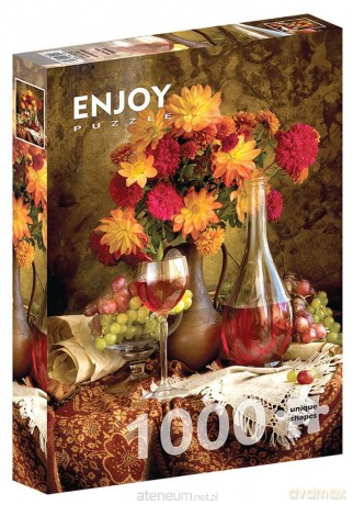 ENJOY 1000 el. Dalie i wino [PUZZLE]