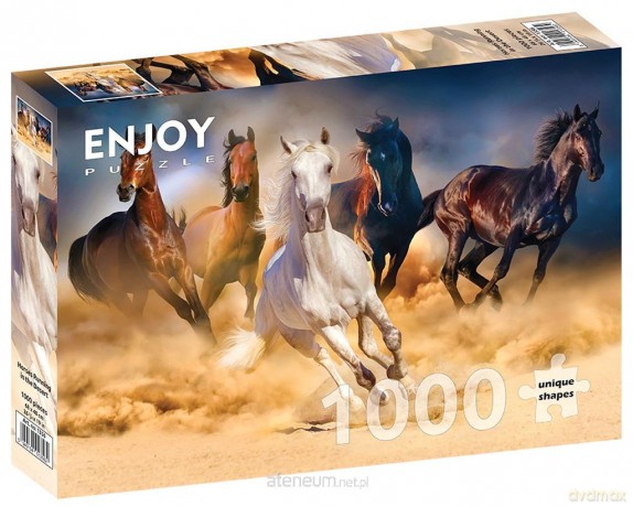 ENJOY 1000 el. Dzikie konie na pustyni [PUZZLE]