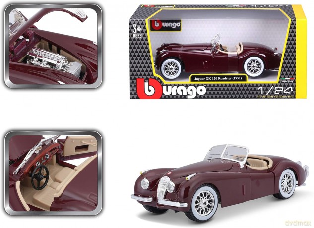 BBURAGO Jaguar XK 120 Roadster (1948) 18-22018 [MODELARSTWO]